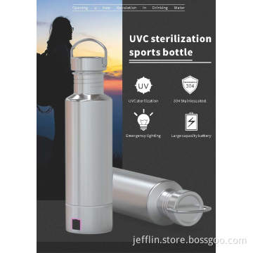 Stainless steel water bottle